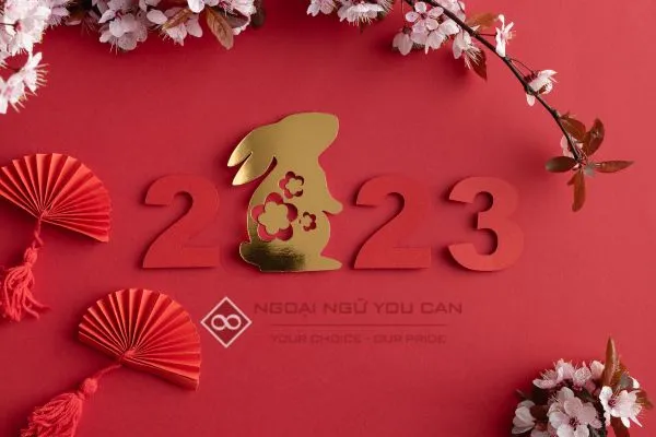 Mẫu thiệp chúc mừng năm mới với họa tiết truyền thống Trung Hoa