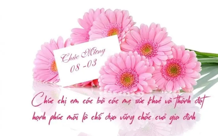 Hình ảnh lời chúc người mới quen ngày 8 tháng 3 đẹp