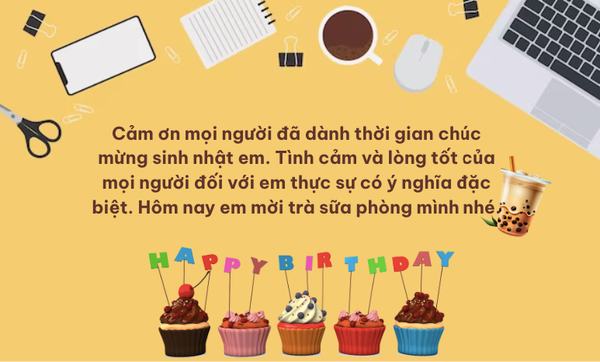 lời cảm ơn chúc sinh nhật chân thành và ý nghĩa nhất