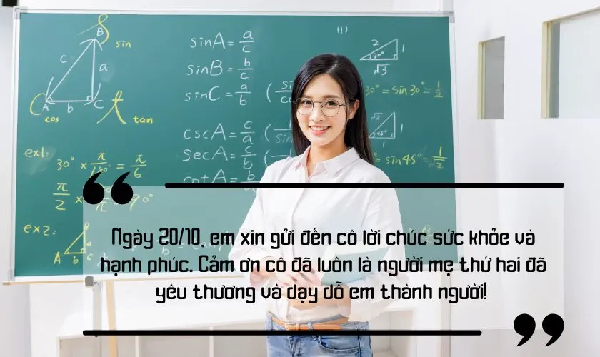 Lời chúc ý nghĩa dành cho cô giáo người lái đò thầm lặng truyền đạt tri ân