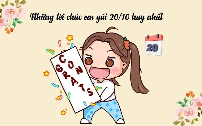 Những lời chúc nhân ngày Phụ nữ Việt Nam đáng yêu dành tặng em gái