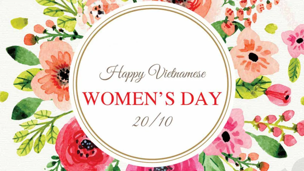 Mẫu thiệp chúc mừng với những lời chúc 20 10 cho cô giáo đầy tình cảm