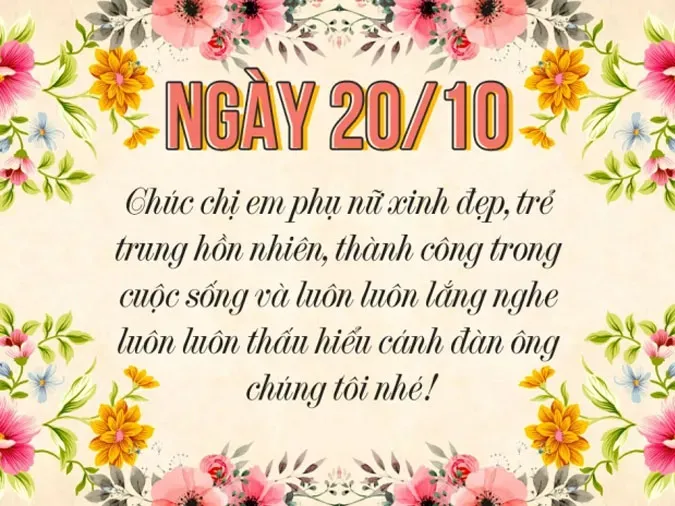 Thiết kế thiệp chúc mừng 20/10 độc đáo giúp gửi gắm những thông điệp yêu thương đến phái đẹp
