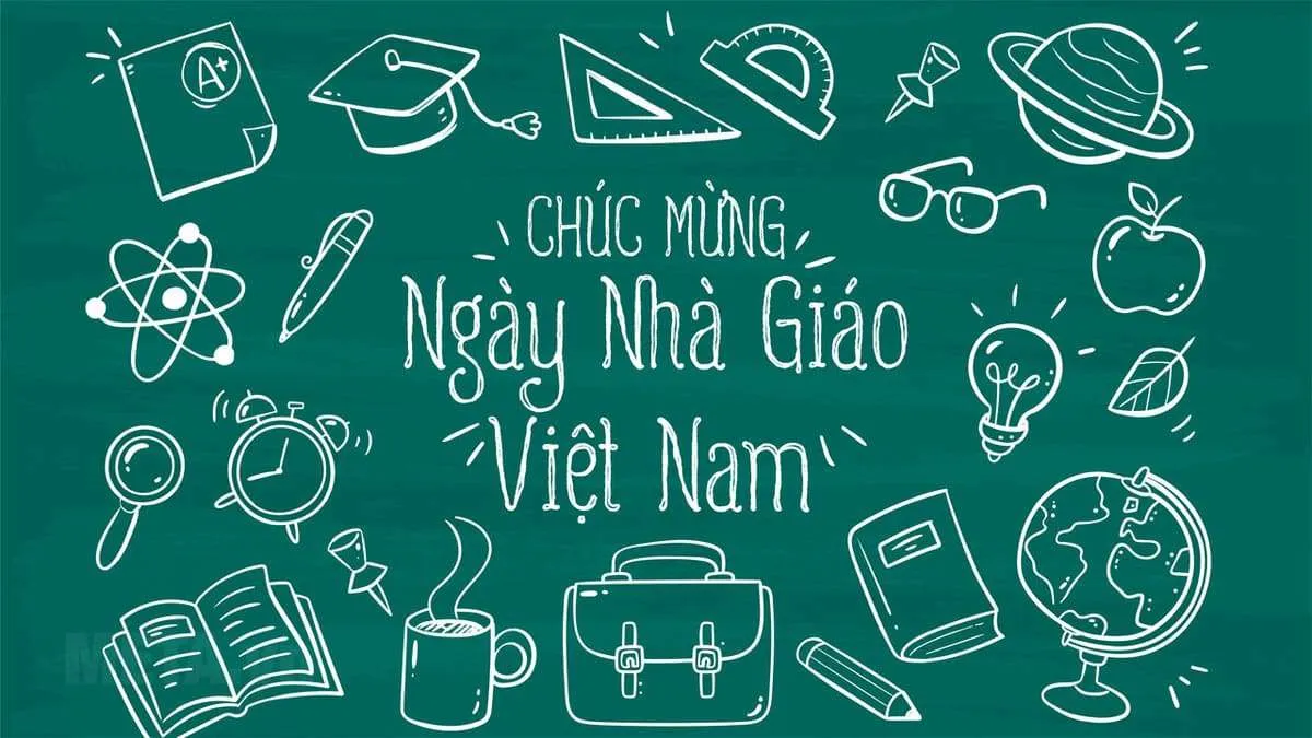 Hình ảnh minh họa cho các lời chúc ý nghĩa dành cho thầy cô các bộ môn