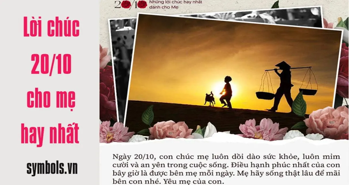 Loi chuc 20.10 cho me
