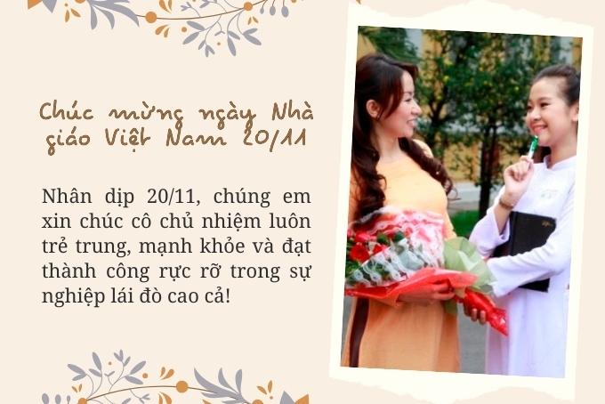 lời chúc 20 11 cho cô chủ nhiệm Hay Và Ý Nghĩa Nhất 2024