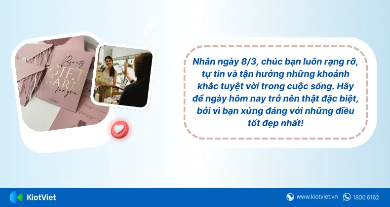Lời chúc mừng ngày quốc tế phụ nữ giúp tăng cường mối liên kết với khách hàng