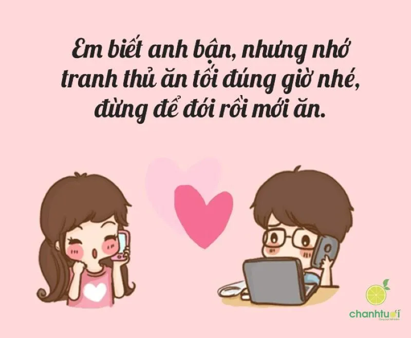 Một bữa tối lãng mạn với ánh nến và lời chúc bữa tối ngon miệng dành cho người yêu
