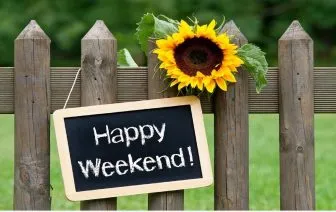 Hình ảnh lời chúc cuối tuần đáng yêu