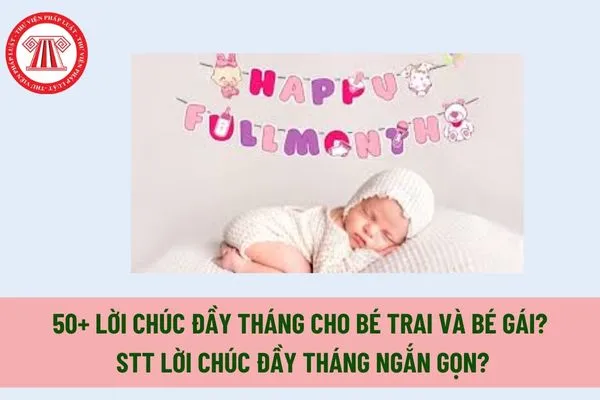 Gia đình gửi gắm lời chúc đầy tháng cho bé gái với mong ước bình an
