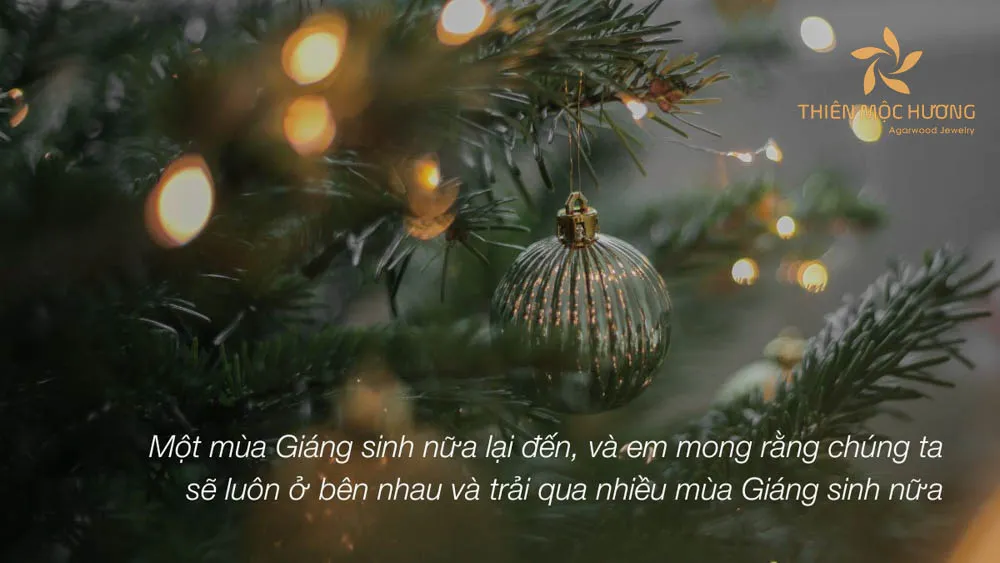 Lời chúc giáng sinh cho người yêu là con trai đầy tình cảm và ấm áp