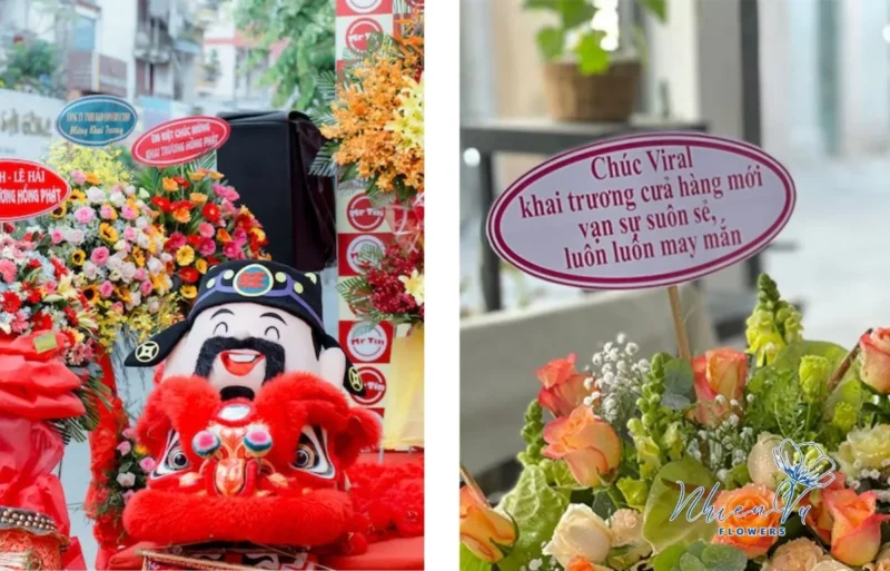 lời chúc khai trương cửa hàng Hồng Phát Và Ấn Tượng Nhất