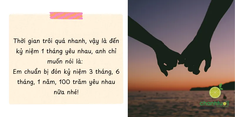 Kỷ niệm 100 ngày yêu nhau là dịp để đôi bạn trẻ hâm nóng lại tình cảm nồng cháy