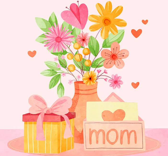Lời chúc là món quà giá trị nhất đối với mẹ