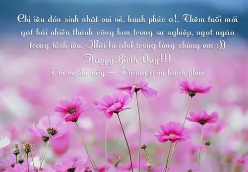 Hình ảnh chúc mừng sinh nhật chị gái kèm quà tặng ý nghĩa