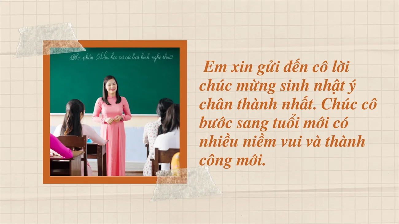 Lời chúc mừng sinh nhật cô giáo hay và ý nghĩa nhất hiện nay