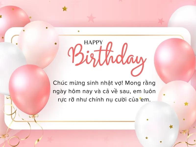 Những lời chúc sinh nhật lãng mạn giúp tình cảm vợ chồng thêm nồng cháy và gắn kết