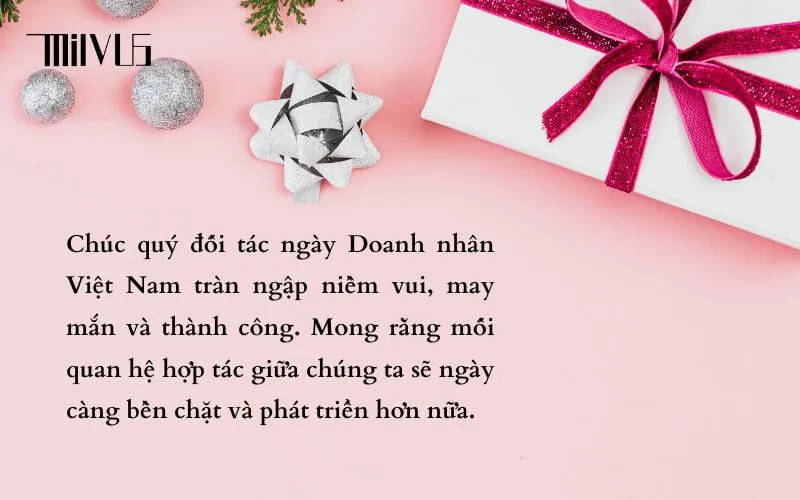 Mối quan hệ với đối tác sẽ thêm gắn bó nhờ những lời chúc và món quà tinh tế