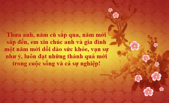 Tết là dịp bày tỏ tình cảm chân thành và dành lời chúc tốt đẹp cho cấp trên