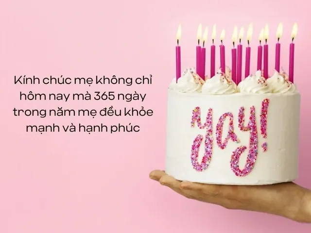 Tổng hợp những câu chúc mừng sinh nhật mẹ ý nghĩa nhất hiện nay