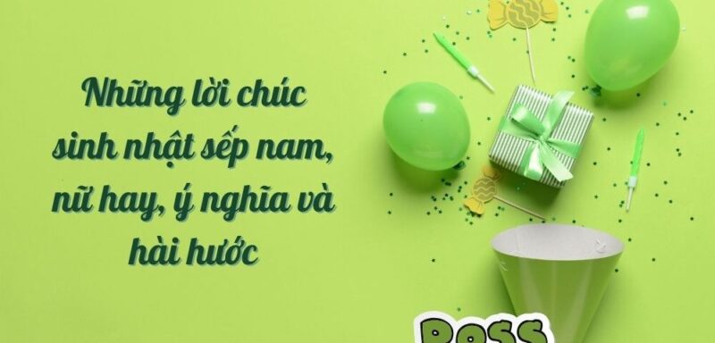 Những Lời Chúc Mừng Sinh Nhật Hay Ý Nghĩa Dành Cho Con Trai