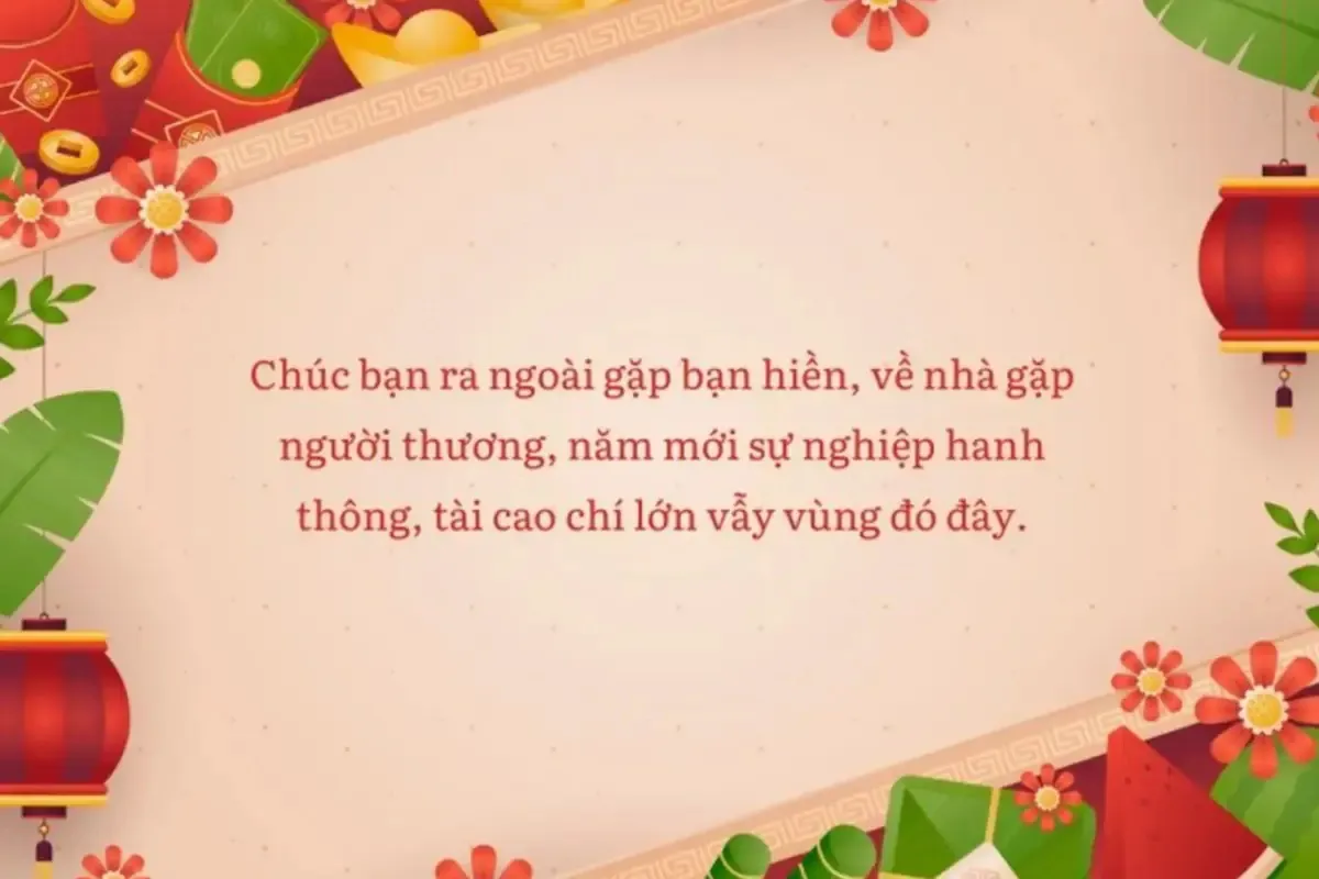 Lời chúc Tết bạn bè hài hước, bá đạo nhất