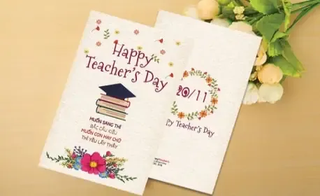 Những món quà nhỏ và lời chúc chân thành dành cho người lái đò tri thức