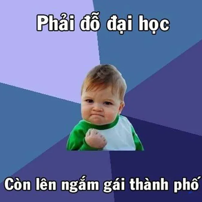 Sử dụng meme là cách trẻ trung để gửi lời chúc thi tốt cho bạn bè