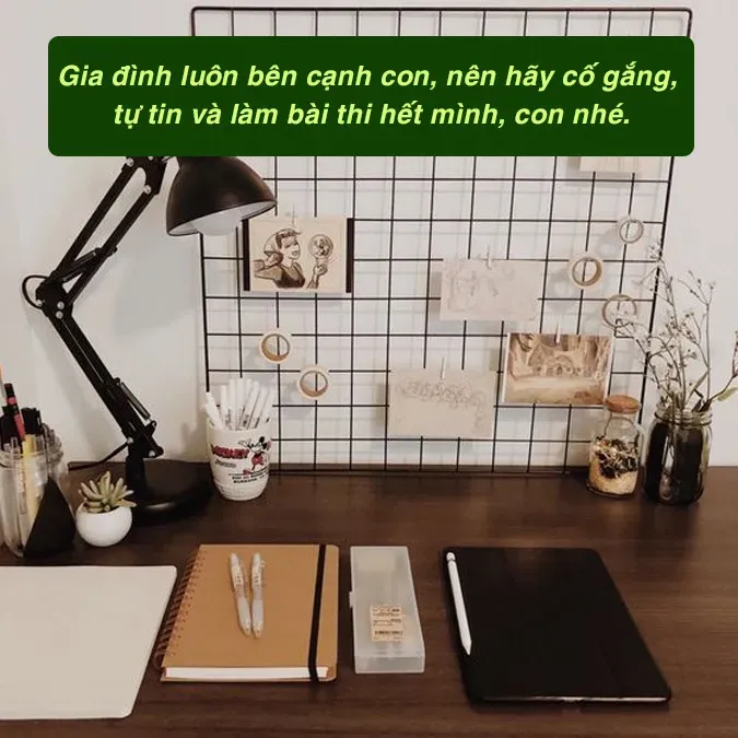 Sự ủng hộ của gia đình là nguồn năng lượng vô tận cho các sĩ tử