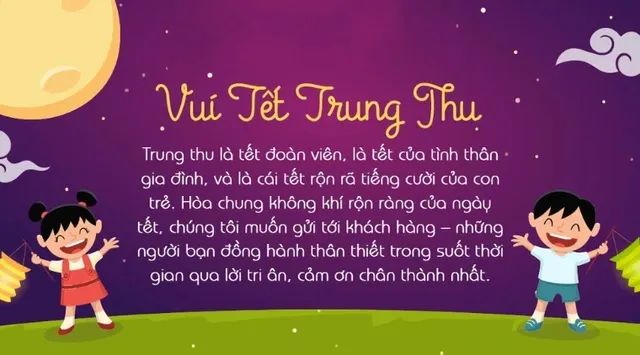 Lời chúc Trung thu cho khách hàng và đối tác mang ý nghĩa sâu sắc