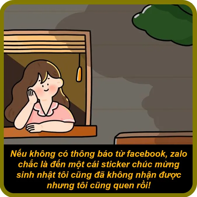 Dù cô đơn nhưng hãy tự tạo niềm vui cho bản thân trong ngày sinh nhật