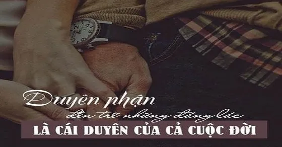 Duyên phận chỉ là 2 chữ đơn giản nhưng không thể tránh