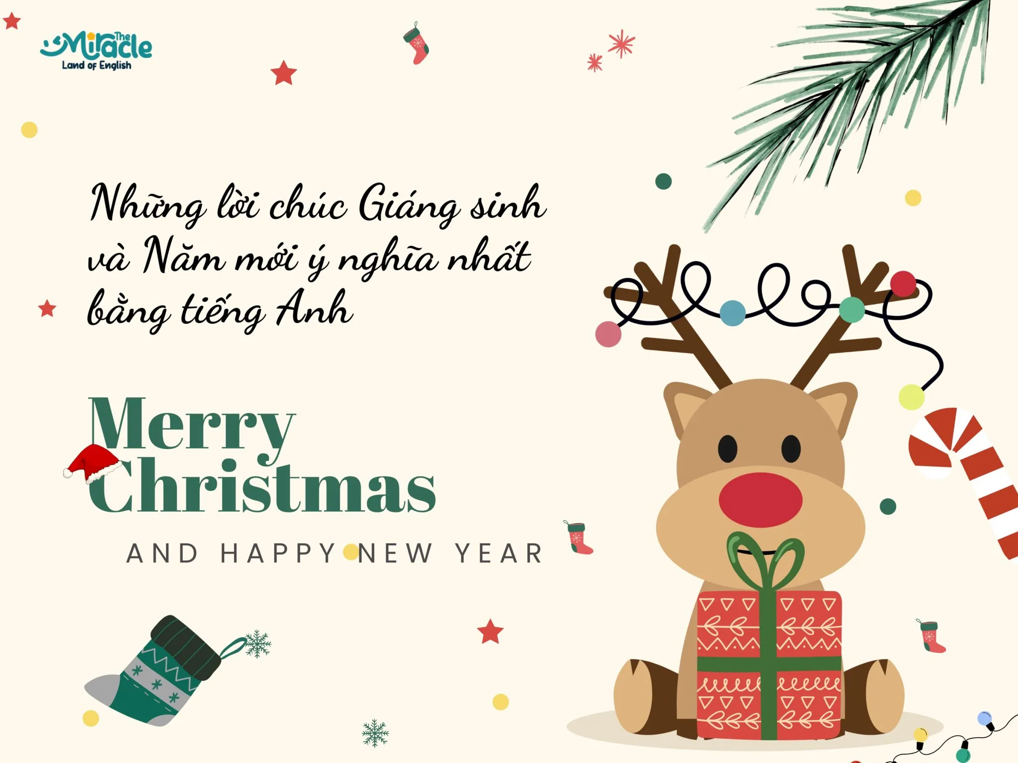 Những lời chúc Giáng sinh và Năm mới ý nghĩa bằng tiếng Anh