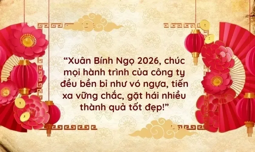 Lời chúc mừng năm mới dành cho đối tác và khách hàng doanh nghiệp