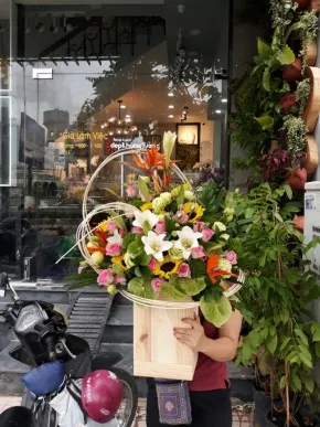 Mẫu hoa chúc mừng sinh nhật chị gái mang tên Niềm Tin