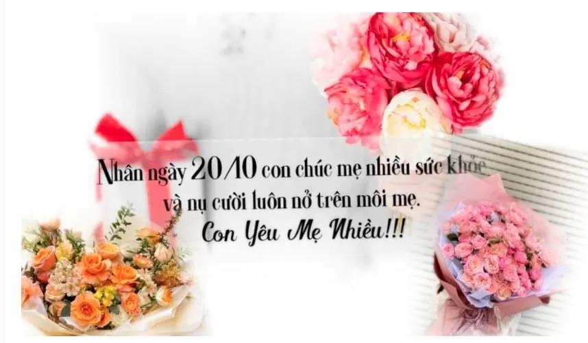 Mẹ là người đầu tiên mà ai cũng nghĩ đến khi nhắc về ngày 20/10
