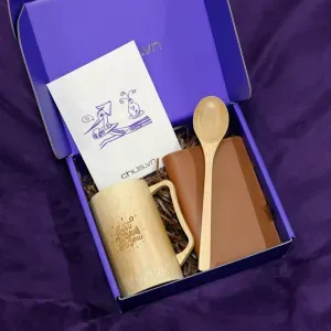 Hộp Quà "Kỷ Niệm" – Cốc Tre & Ví Hộ Chiếu Khắc Tên, Quà Sinh Nhật Ý Nghĩa