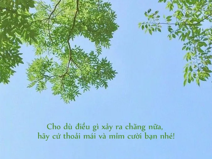 Bình yên trong tâm hồn giúp bạn đón nhận mọi biến cố một cách nhẹ nhàng