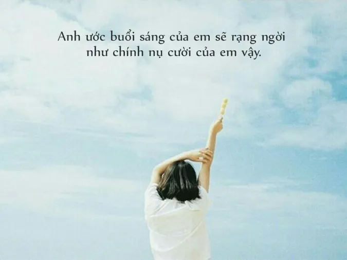 Gửi gắm tình yêu qua những dòng tin nhắn chào buổi sáng lãng mạn