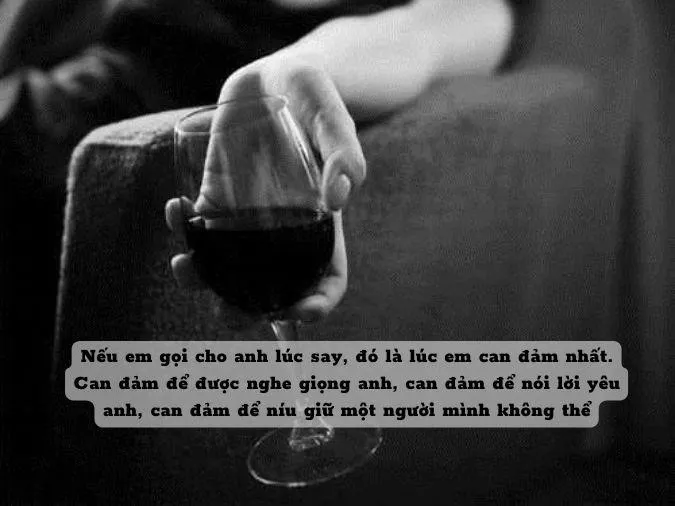 Việc thưởng thức rượu đúng cách cũng đòi hỏi sự tinh tế giống như trong tình yêu