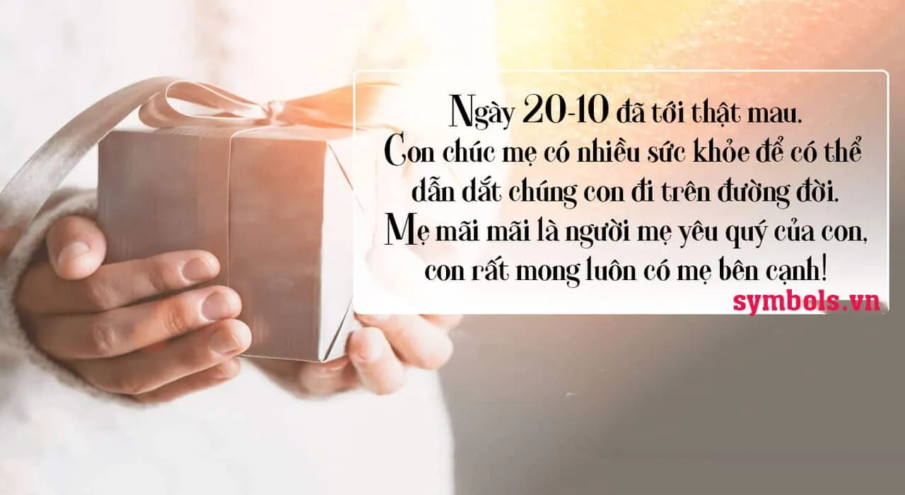 Stt 20.10 cho mẹ hạnh phúc và vui vẻ