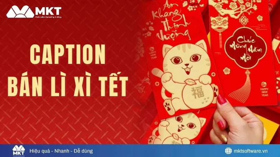 Cap bán lì xì Tết độc đáo mang đậm phong cách trẻ trung