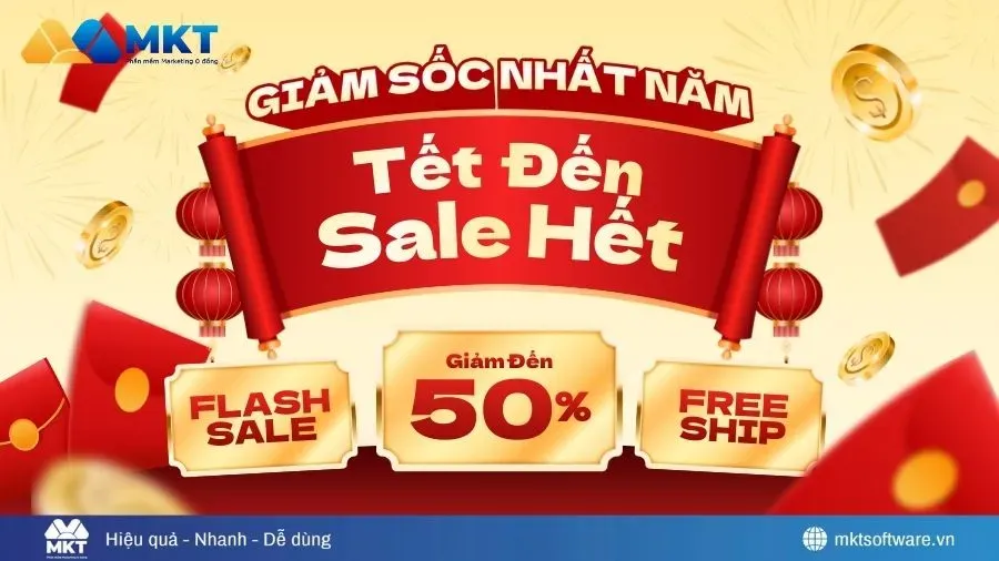 STT bán hàng ngày Tết xả kho khuyến mãi kích thích nhu cầu mua sắm