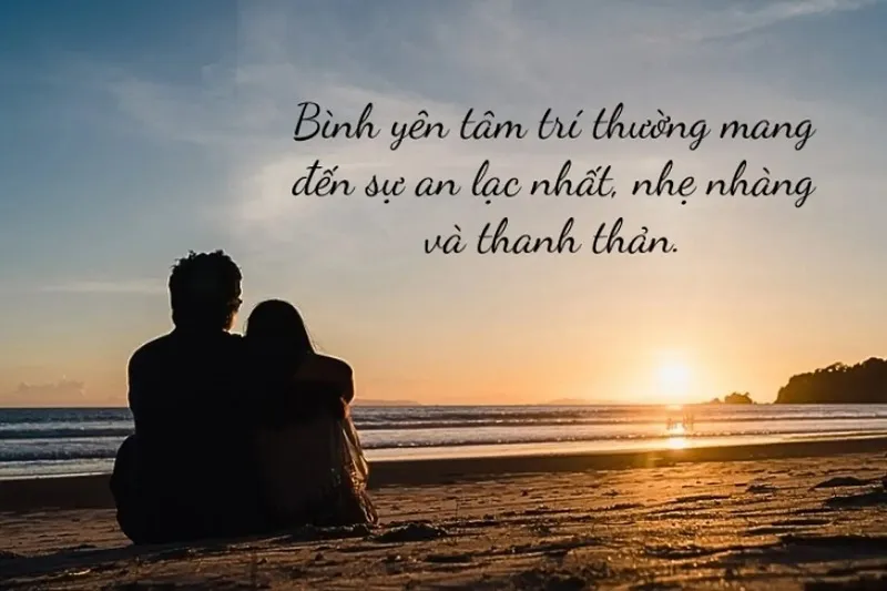 Tình yêu bình yên là khi hai trái tim tìm thấy sự thấu hiểu và đồng điệu tuyệt đối