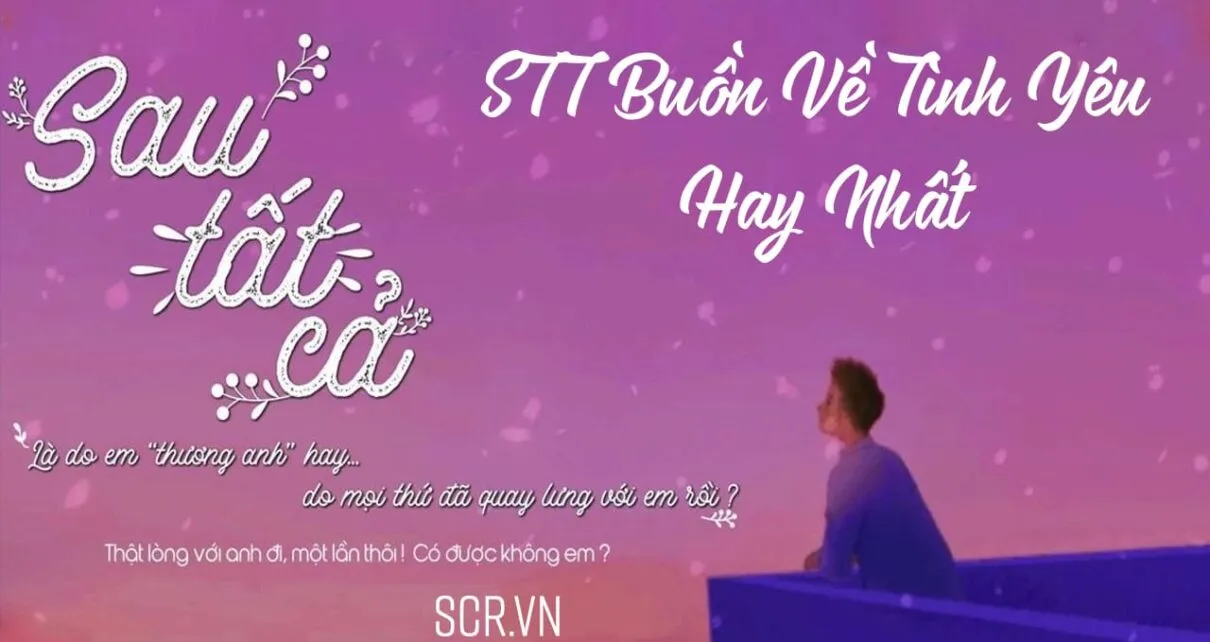 Hình ảnh buồn về tình yêu dang dở khiến lòng người trĩu nặng