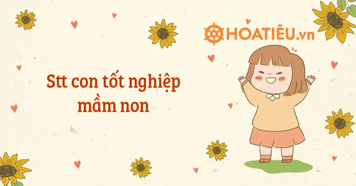 Bé vui mừng trong ngày lễ tốt nghiệp mầm non cùng gia đình
