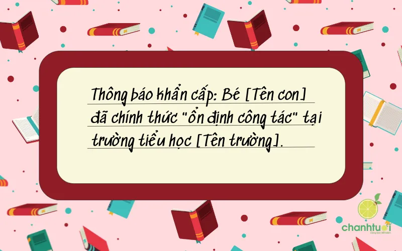 Cảnh bé yêu rạng rỡ trong bộ đồng phục mới chuẩn bị bước vào lớp 1