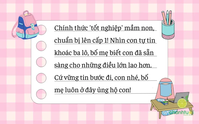 Lễ tốt nghiệp mầm non đánh dấu bước ngoặt con chuẩn bị vào lớp 1