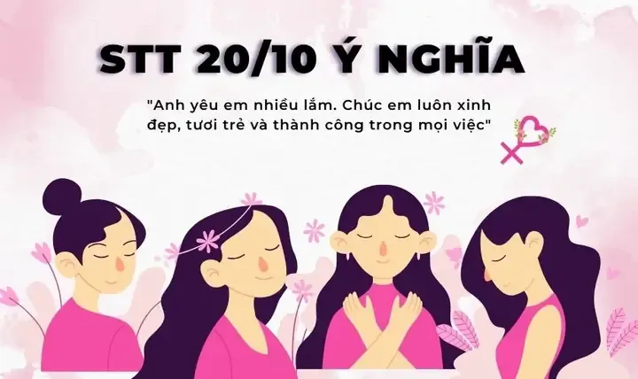 Cách đăng status nhắc khéo quà tặng 20/10 tinh tế