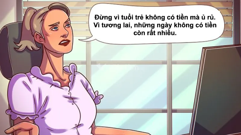 STT hài hước về công việc: Tuổi trẻ không tiền